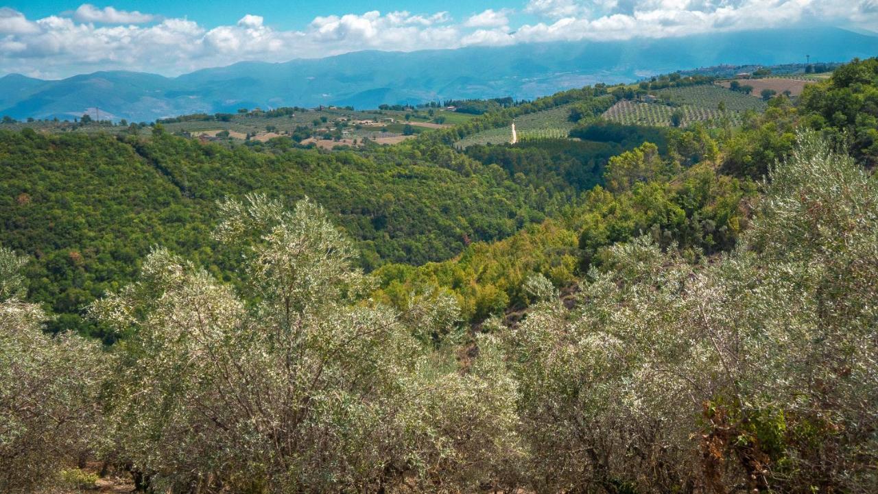 Le Case Gialle Gualdo Cattaneo Esterno foto
